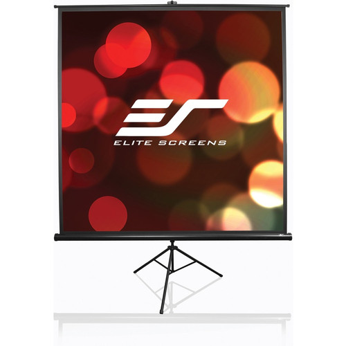 Elite Screens Tripod T72UWH 72" (1828.80 mm) Projection Screen - Front Projection - 16:9 - MaxWhite - 35" (889 mm) Height x 63" mm) - (Fleet Network)