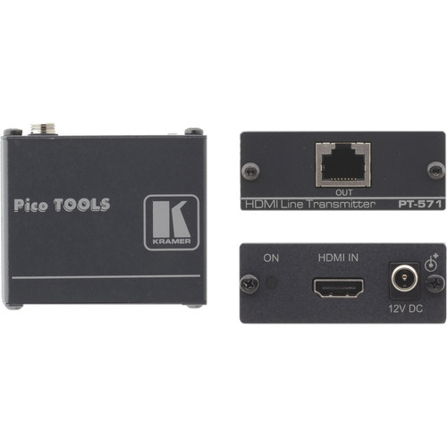 Kramer Video Extender - 1 Input Device - 1 Output Device - 295.28 ft (90000 mm) Range - 1 x Network (RJ-45) - 1 x HDMI In - (Fleet Network)