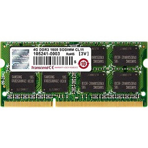 Transcend TS256MSK64V1N 2GB DDR3 SDRAM Memory Module - For Notebook - 2 GB (1 x 2GB) - DDR3-1066/PC3-8500 DDR3 SDRAM - 1066 MHz - - - (Fleet Network)