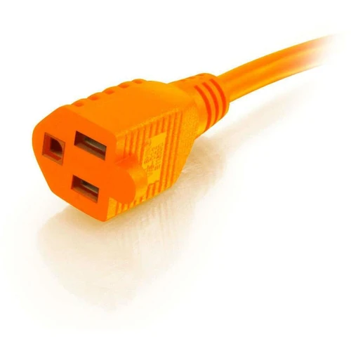 C2G 48062 75ft Hospital Grade Power Extension Cord - 16 AWG - NEMA 5-15P to NEMA 5-15R - Orange