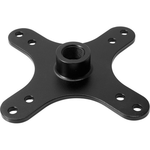 Zirkona Mounting Plate for Flat Panel Display - Black Powder Coat - 1 Display(s) Supported - 75 x 75, 100 x 100 (14140)