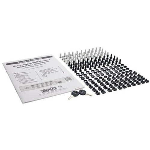 Tripp Lite SmartRack Vertical Cable Manager Black Steel Compact Routing Series SRCABLEVRT6