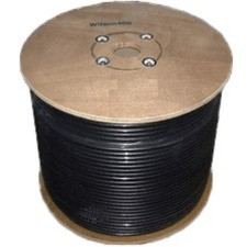 WilsonPro 500 ft. Wilson-400 Ultra Low-Loss Cable - 500 ft (152.40 m) Coaxial Antenna Cable for Antenna - Black (Fleet Network)