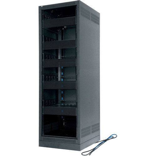 Middle Atlantic ERK Series 35RU AV Floor Standing Rack - 25in Depth Floor Cabinet - Preconfigured for Residential - 35U Rack Height x (Fleet Network)