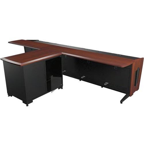 Middle Atlantic ViewPoint Console Workstation - 48" (1219.20 mm) Table Top Width x 19" (482.60 mm) Table Top Depth - Napa (Fleet Network)