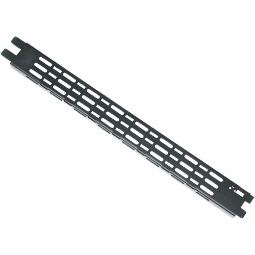 Middle Atlantic Lever Lock Vertical Channel Bar - 17.1in Height - No Offset - Lever Lock Vertical - Black Powder Coat - Steel - 1 Pack (Fleet Network)
