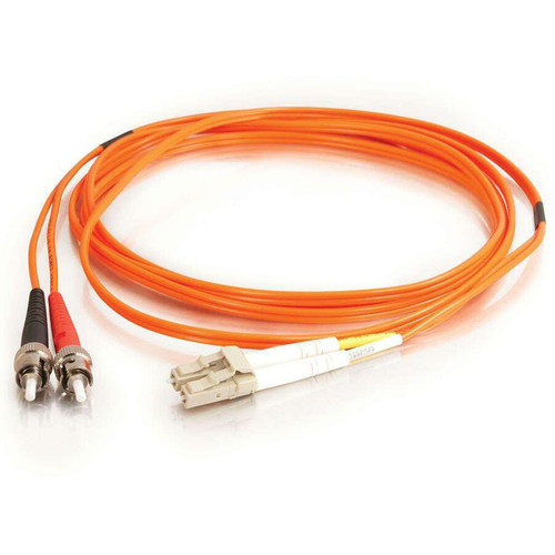 C2G Fiber Optic Duplex Patch Cable - 23 ft Fiber Optic Network Cable for Network Device - First End: 2 x LC Network - Male - Second 2 (11133)
