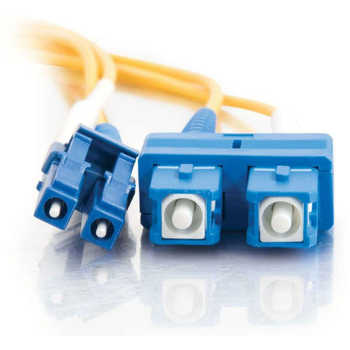 C2G Fiber Optic Duplex Patch Cable - 23 ft (7 m) Fiber Optic Network Cable for Network Device - First End: 2 x LC Network - Male - 2 x (11193)