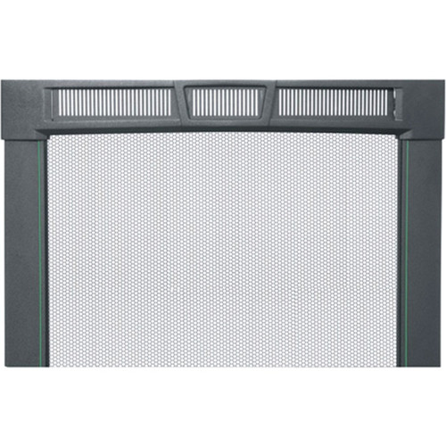 Middle Atlantic Vented Front Door, 45 RU Racks, Curved - Steel - Black Powder Coat - 45U Rack Height - 81.48" (2069.59 mm) Height x x (Fleet Network)