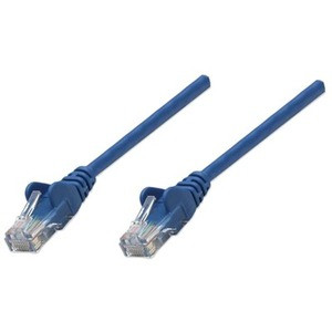 Intellinet Network Patch Cable, Cat6, 15m, Blue, CCA, U/UTP, PVC, RJ45, Gold Plated Contacts, Snagless, Booted, Lifetime Warranty, - 6 (Fleet Network)