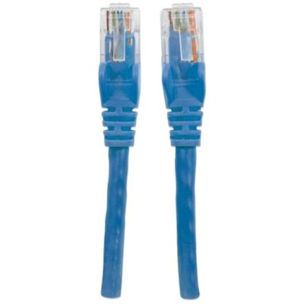 Intellinet Network Patch Cable, Cat6, 15m, Blue, CCA, U/UTP, PVC, RJ45, Gold Plated Contacts, Snagless, Booted, Lifetime Warranty, - 6 (342438)