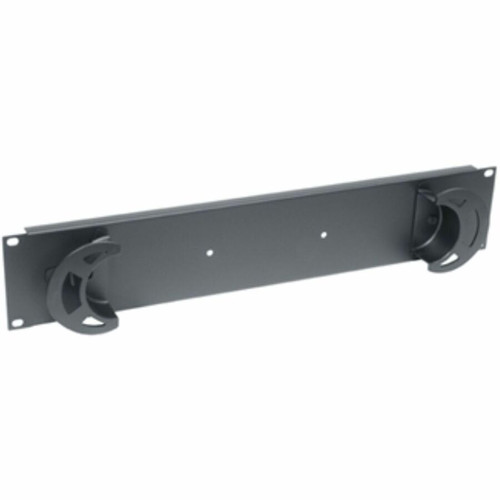 Middle Atlantic PCS Series 2RU Cable Spool Panel - 1.4in Depth - Cable Panel - Black - 2U Rack Height - ABS Plastic, Steel - 2 Pack (Fleet Network)