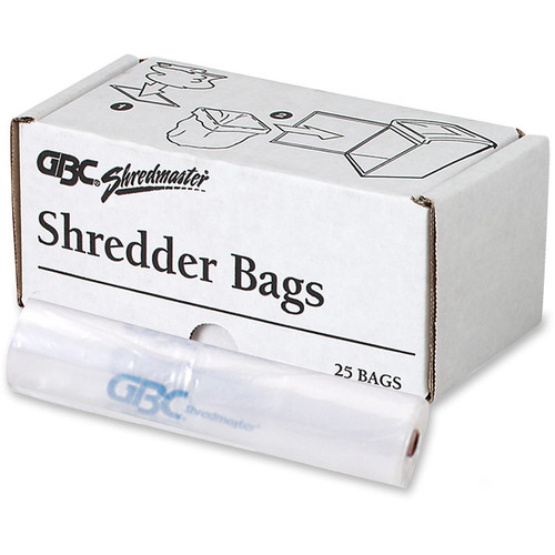 Swingline Shredder Bag - 71.92 L - Poly - Clear - 25 / Box (Fleet Network)