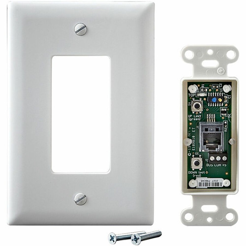 Da-Lite Legacy Smart Low Voltage Wall Switch - White - Button Switch - Motor Control, Electric Screen - White (Fleet Network)