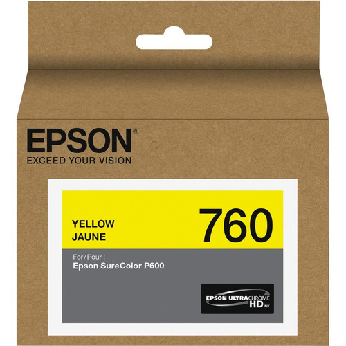 Epson UltraChrome HD Original Ink Cartridge - Inkjet - Standard Yield - Yellow - 1 Each (Fleet Network)