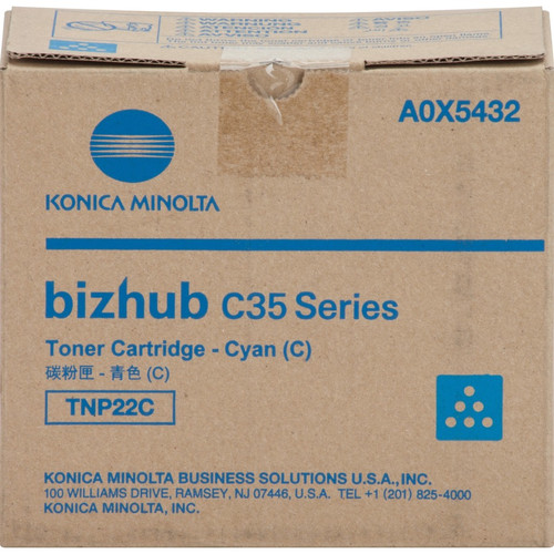 Konica Minolta Original Toner Cartridge - Laser - 4600 Pages - Cyan - 1 Each (Fleet Network)