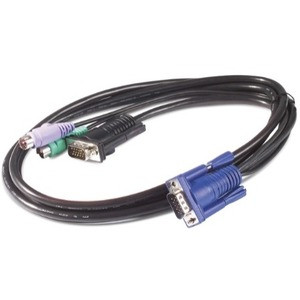 APC KVM Cable - HD-15 Male - mini-DIN (PS/2) Male - 3.66m (Fleet Network)