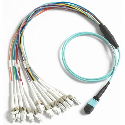 Fluke Networks BKC-MPO-ULC Fiber Optic Network Cable - 3.3 ft (1 m) Fiber Optic Network Cable for Network Device - First End: MPO - - (Fleet Network)
