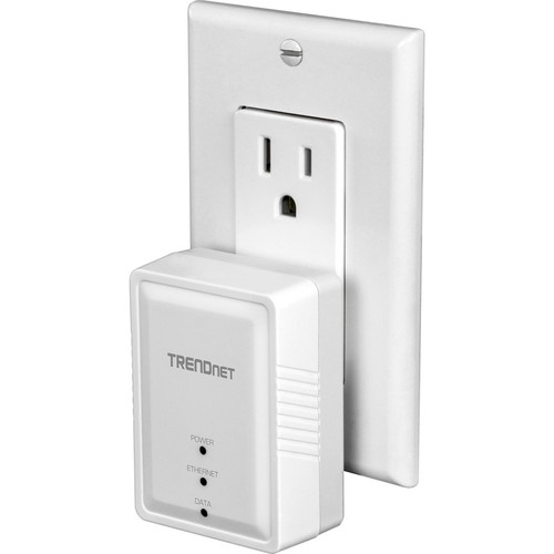 TRENDnet Powerline 500 AV Nano Adapter Single Unit Network Bridge Compatible With 600 200 Includes Vista Cross XP X TPL-406E