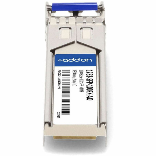 AddOn 1783-SFP-100FX-AO Compatible TAA 100Base-FX SFP Transceiver - MMF - 1310nm - 2km - LC - DOM - 100% Application Tested