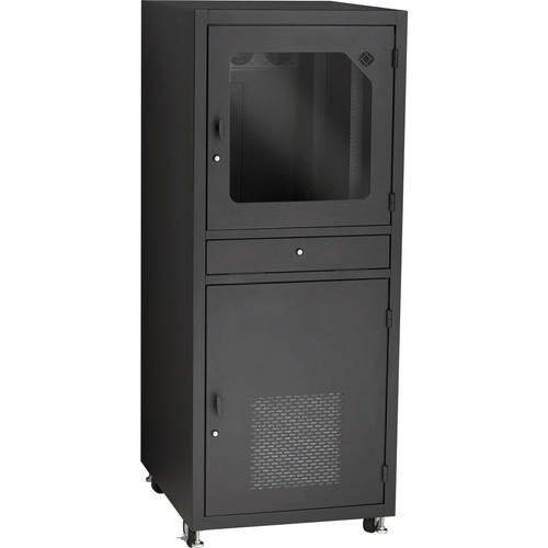 Black Box ServShield Industrial Cabinet - For Server, Patch Panel, LAN Switch - 17U Rack Height x 19" (482.60 mm) Rack Width x 36" mm) (Fleet Network)