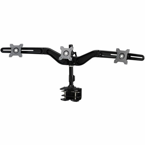 Amer Mounts Triple Monitor Clamp Mount Supports Flat Panel Sizes 15" to 24" AMR3C - Triple Monitor Clamp mount supports up to 3 LED or (Fleet Network)