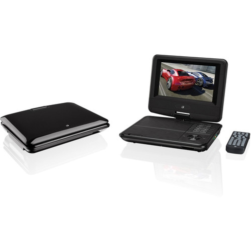 GPX PD701B Portable DVD Player - 7" (177.80 mm) Display - 480 x 234 - Black - DVD+RW, DVD-RW, CD-RW - JPEG - DVD Video - 16:9 - CD-DA (Fleet Network)