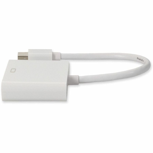 AddOn Mini-DisplayPort 1.1 Male to DVI-I (29 pin) Female White Active Adapter For Resolution Up to 1920x1200 (WUXGA) - DisplayPort/DVI (MDP2DVIA)