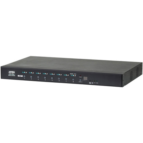 ATEN PE6108A 8-Outlets PDU - IEC 60320 C20 - 8 x NEMA 5-15R - 120 V AC - 1.44 kW - Network (RJ-45) - 1U - Rack-mountable (Fleet Network)