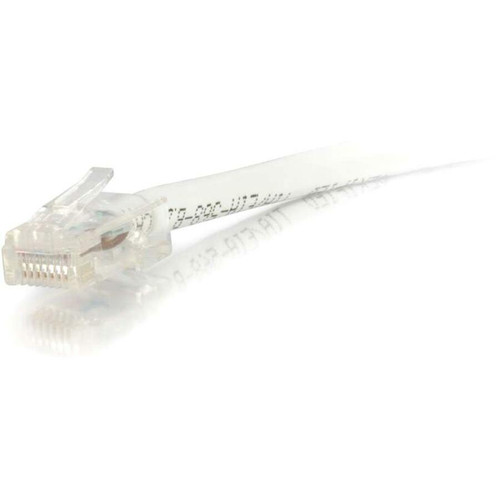 C2G 10ft Cat6 Non-Booted Unshielded (UTP) Ethernet Network Cable - White - 10 ft Category 6 Network Cable for Network Device, Computer (Fleet Network)