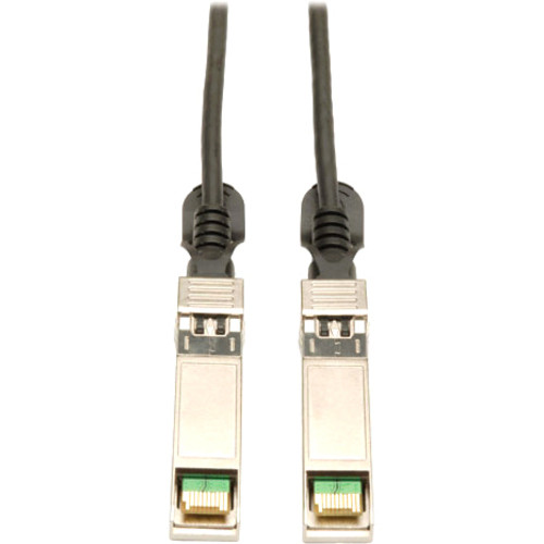 Tripp Lite series 2M (6 FT.) Black SFP+ 10Gbase-CU Twinax CopperCable - 6.6 ft (2.01 m) SFP+ Network Cable - First End: 1 x SFF-8431 - (Fleet Network)