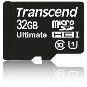 Transcend Ultimate 32 GB Class 10/UHS-I microSDHC - 90 MB/s Read - 45 MB/s Write - 600x Memory Speed - Lifetime Warranty (Fleet Network)
