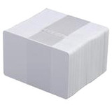 Evolis Writable Back Blank Plastic Card - 2.13" (53.98 mm) x 3.37" (85.60 mm) Length - 100 Pack (Fleet Network)