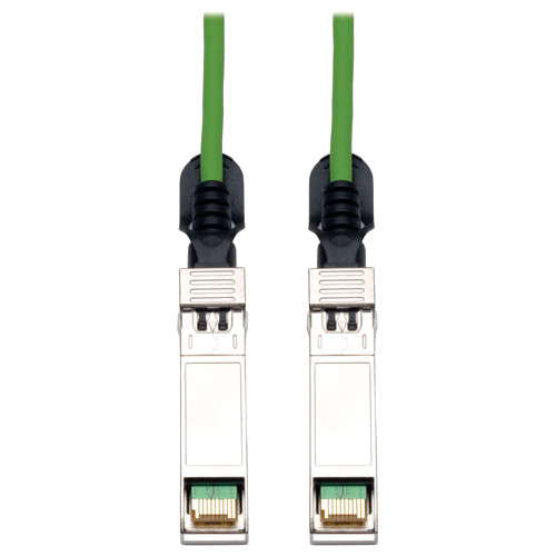 Tripp Lite series 3M (10 FT.) Green SFP+ 10Gbase-CU Twinax CopperCable - 10 ft (3.05 m) Twinaxial Network Cable for Network Device - 1 (Fleet Network)