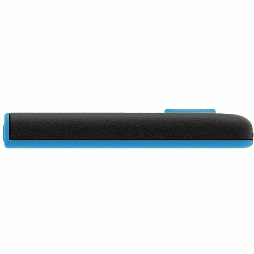 Adata AUV128-64G-RBE DashDrive UV128 64GB USB 3. 2 Gen 1 Flash Drive - 100 MB/s Read Speed - Black/Blue - Lifetime Warranty
