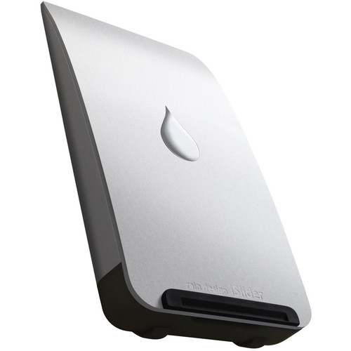 Rain Design iSlider mobile stand for iPad/iPhone - Silver - With a unique sliding design, islider stand is easy to carry, Use and out (Fleet Network)