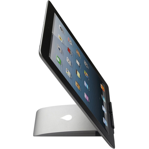 Rain Design iSlider mobile stand for iPad/iPhone - Silver - With a unique sliding design, islider stand is easy to carry, Use and out (10040)