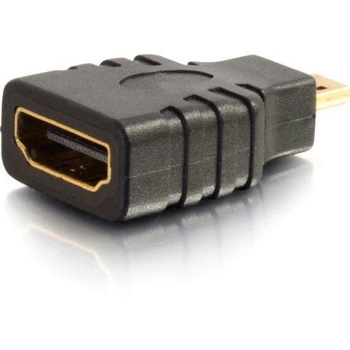 C2G HDMI Female to HDMI Micro Male Adapter - 1 x HDMI Digital Audio/Video Female - 1 x HDMI (Micro Type D) Digital Audio/Video Male - (Fleet Network)