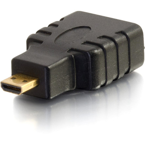 C2G HDMI Female to HDMI Micro Male Adapter - 1 x HDMI Digital Audio/Video Female - 1 x HDMI (Micro Type D) Digital Audio/Video Male - (18407)