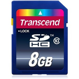 Transcend Industrial 8 GB Class 10 SDHC - 20 MB/s Read - 16 MB/s Write - 2 Year Warranty (Fleet Network)