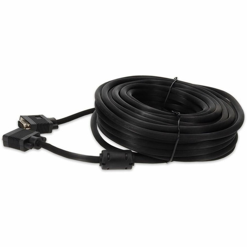 AddOn VGAMM50-5PK 5-Pack 50ft VGA Male-to-Male Black Cable - 1920 x 1200 WUXGA Resolution - 15. 24m Length