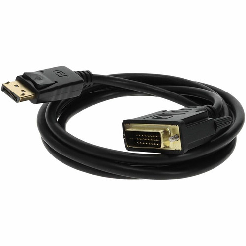 AddOn 5-Pack of 6ft DisplayPort 1.2 Male to DVI-D Dual Link (24+1 pin) Male Black Cables Which Requires DP++ For Resolution Up to - a (Fleet Network)
