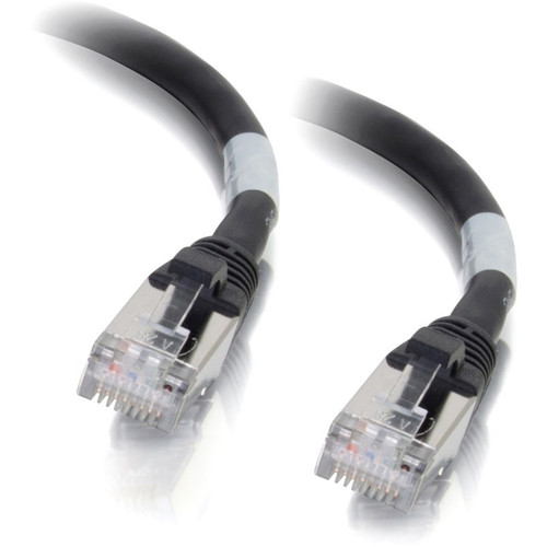 C2G 5ft Cat6a Snagless Shielded (STP) Ethernet Network Patch Cable - Black - 5 ft Category 6a Network Cable for Network Device - First (Fleet Network)