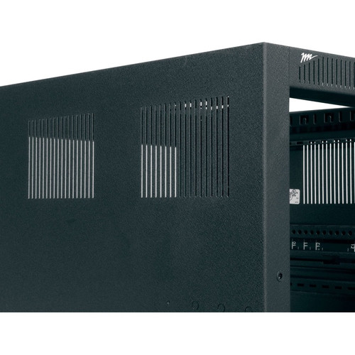 Middle Atlantic BGR Series 25RU AV 4-Post Rack with Rear Door - 32in Depth, 48in Height Floor Standing Rack - 25U Rack Height29.38" - (BGR-2532)