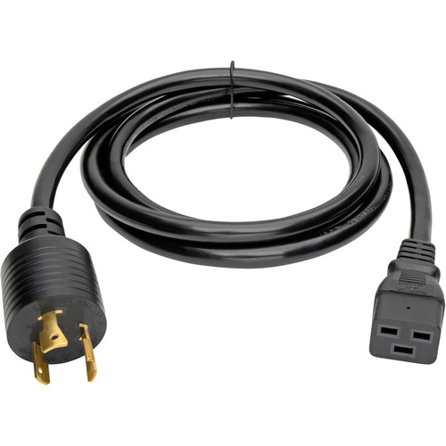 Tripp Lite by Eaton P040-012 Tripp Lite 12ft Heavy Duty Power Cord Extension - C19 to L6-20P - 20A 250V AC - 12 AWG - Black