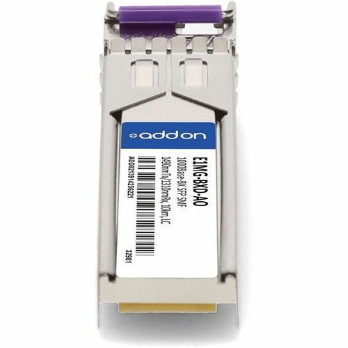 AddOn E1MG-BXD-AO SFP Transceiver - 1000Base-BX - Single-mode - 1490nmTx/1310nmRx - 10km - LC - DOM - TAA Compliant