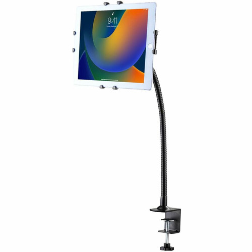 CTA Digital PAD-GCM Gooseneck Clamp Mount for iPad & Tablets 9. 7"-11" Screen ABS Plastic Flexible Positioning