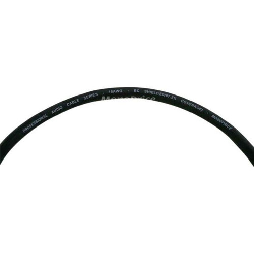 Monoprice 25ft Premier Series XLR Male to 1/4inch TRS Male 16AWG Cable (Gold Plated) - 25 ft (7.62 m) 6.35mm/XLR Audio Cable for Audio (4764)