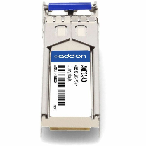 AddOn AK870A-AO SFP Transceiver - 4GBase-LW Fibre Channel - LC - Singlemode - 1310nm - 10km - TAA Compliant