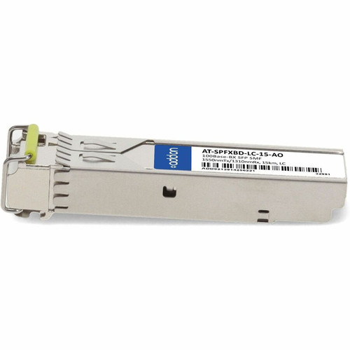 AddOn AT-SPFXBD-LC-15-AO Compatible 100Base-BX SFP Transceiver - SMF - 1550nmTx/1310nmRx - 15km - LC - TAA Compliant